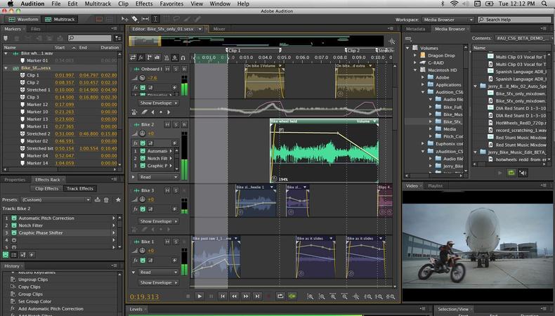adobe audition cc 2015 cut out part of an audio clip