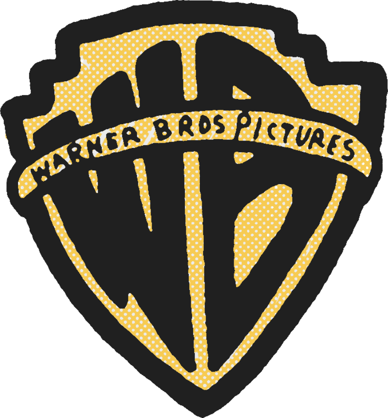 Drawing of Warners Bros. logo