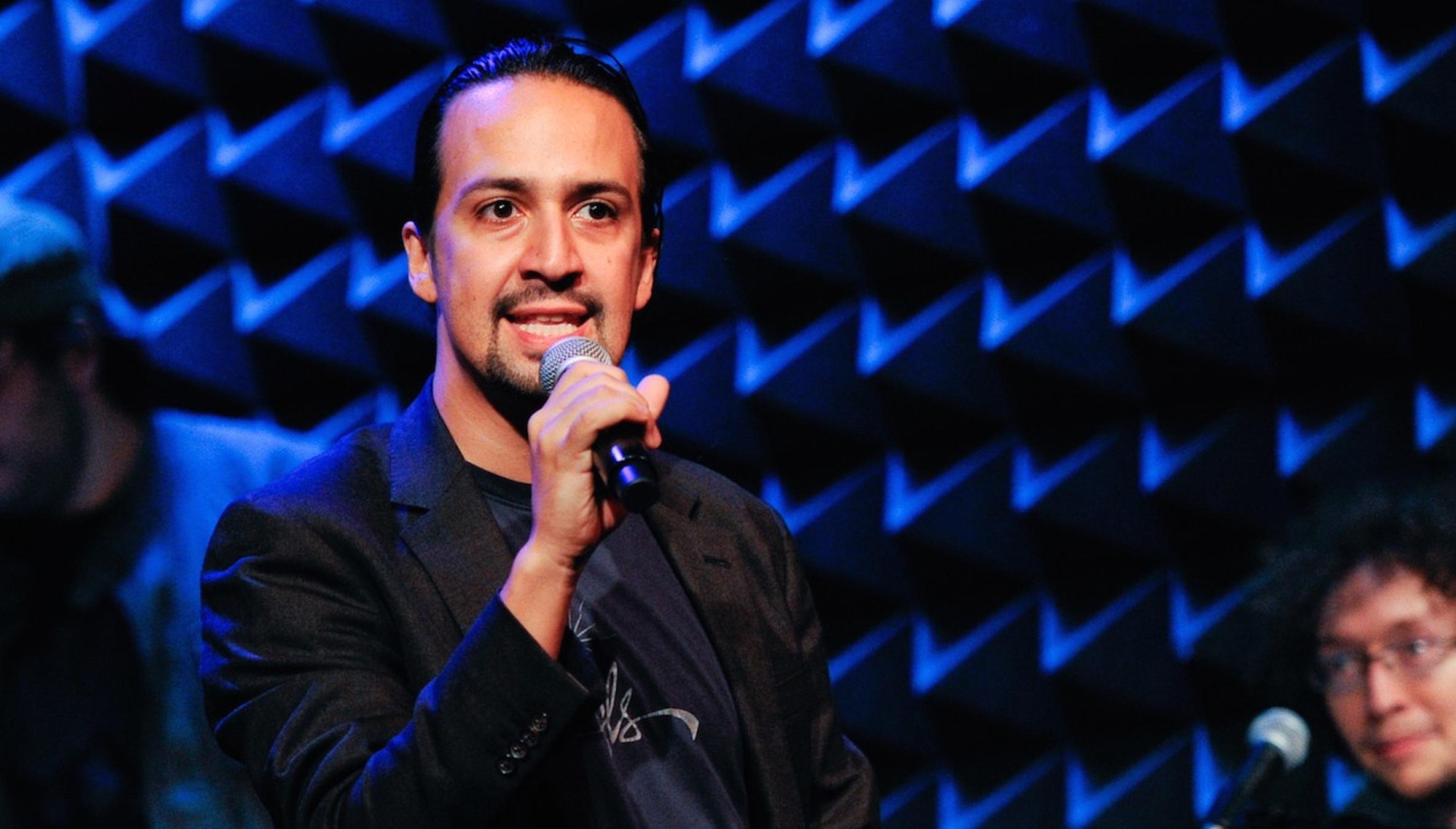 Lin Manuel Miranda Rapping Lin-Manuel Miranda’s ‘Freestyle Love Supreme’ Academy Is Accepting ...
