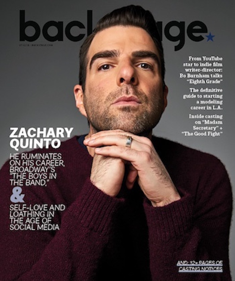 To Be a Better Actor, Zachary Quinto Needed to Fall in Love
