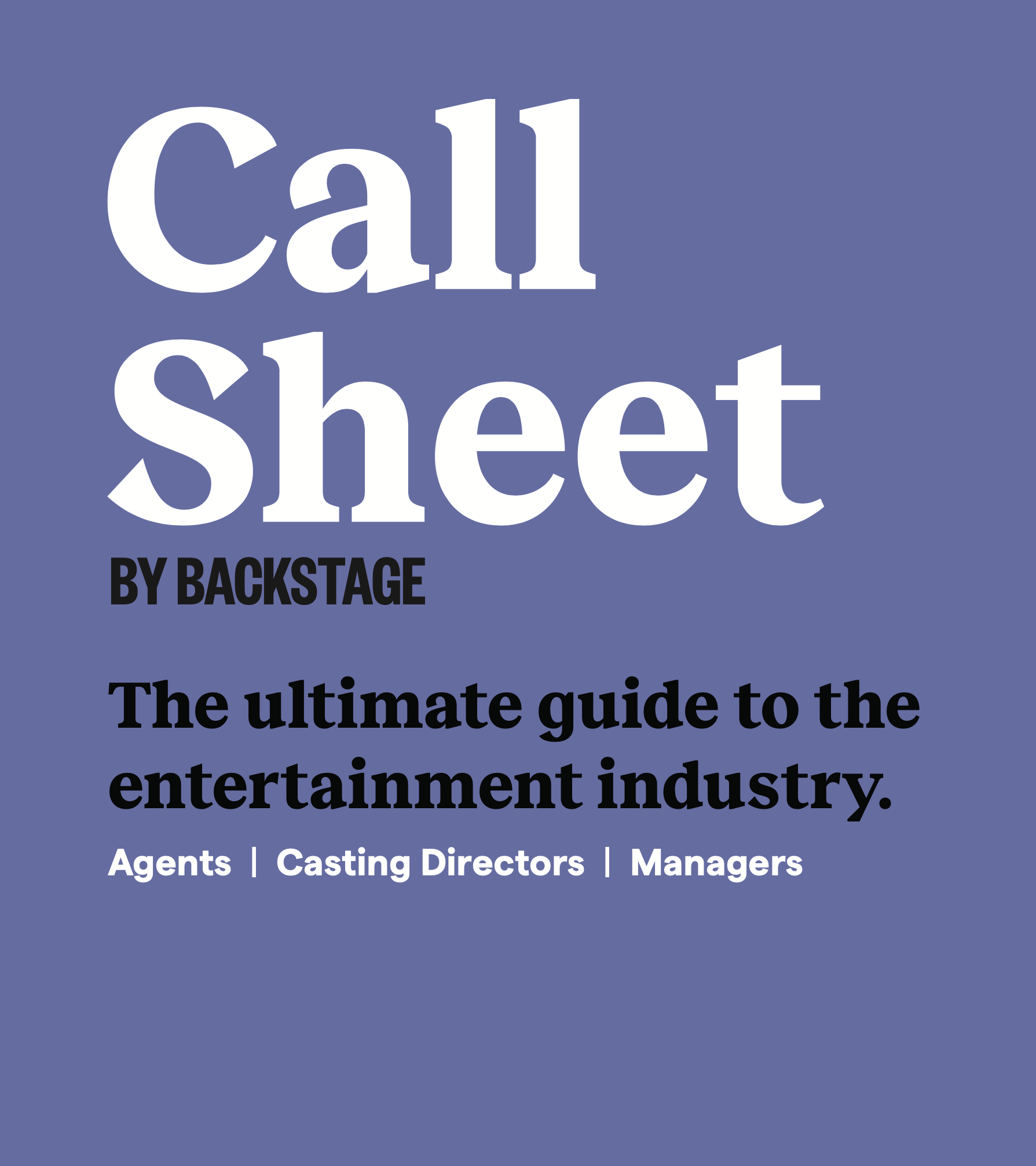 Call Sheet The Entertainment Industry Resource Directory Call Sheet The Entertainment Industry Resource Directory