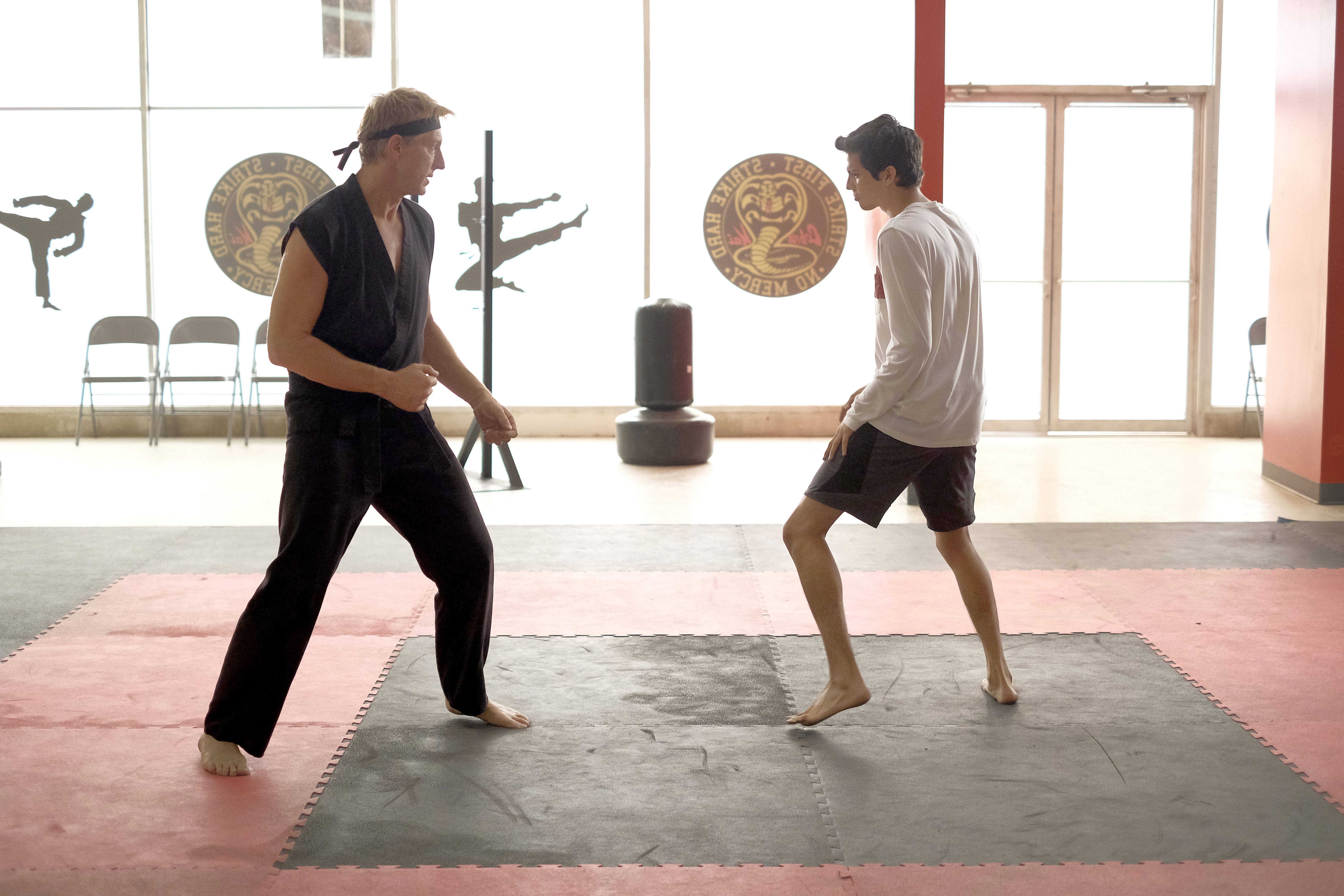 The Cast of 'Cobra Kai' Do Most of Their Own Karate Fight Stunts