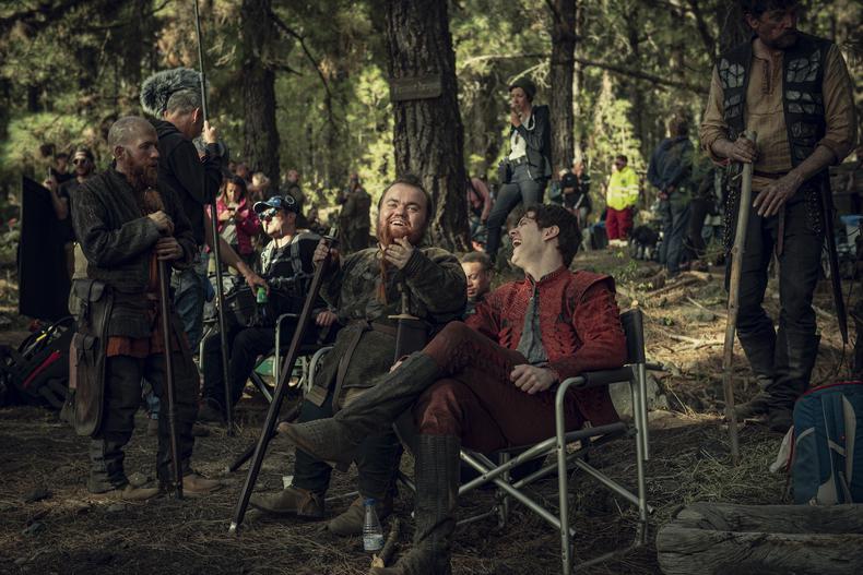 On the set of 'The Witcher'