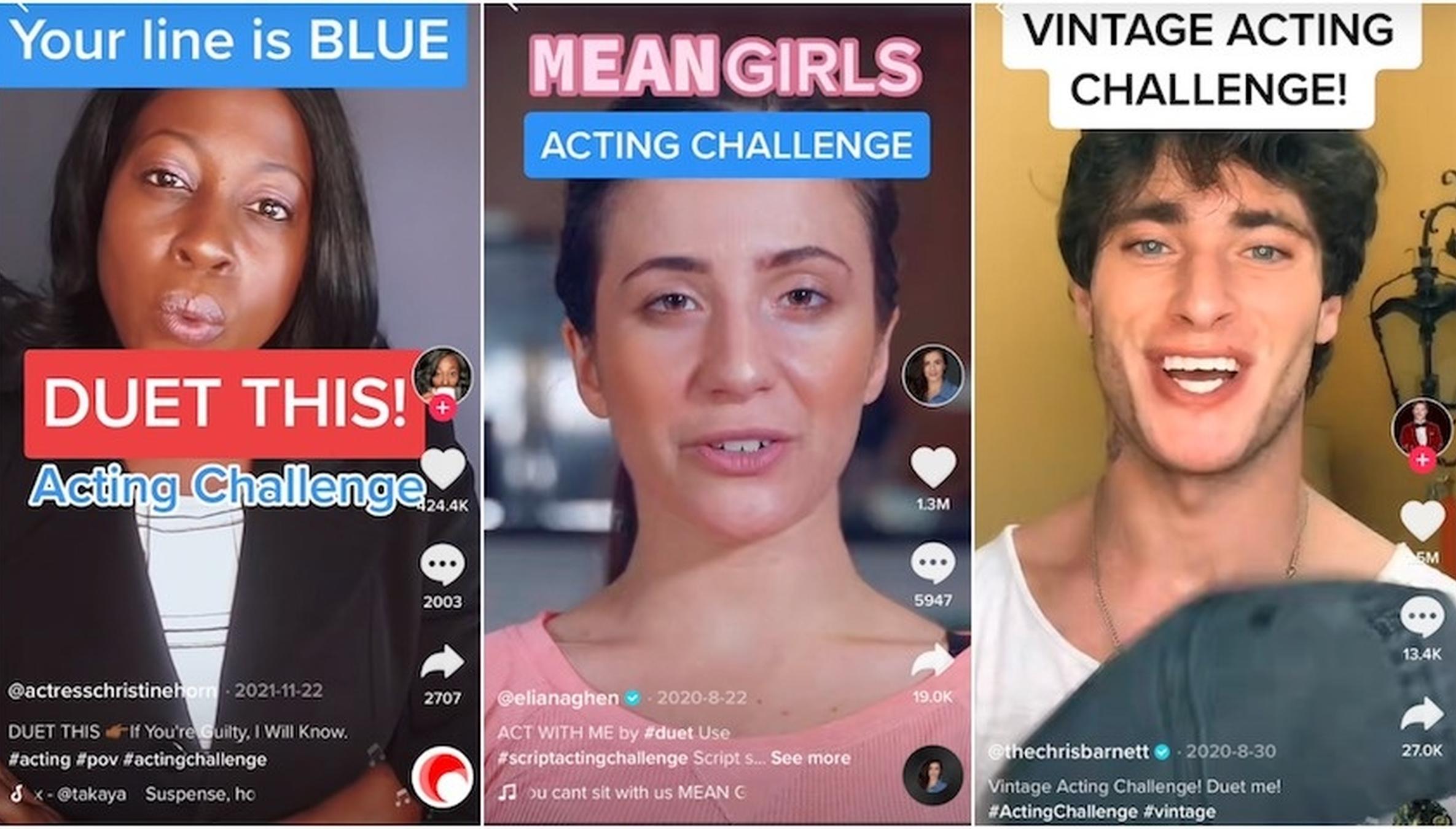 How to Make a Viral ActingChallenge TikTok Backstage