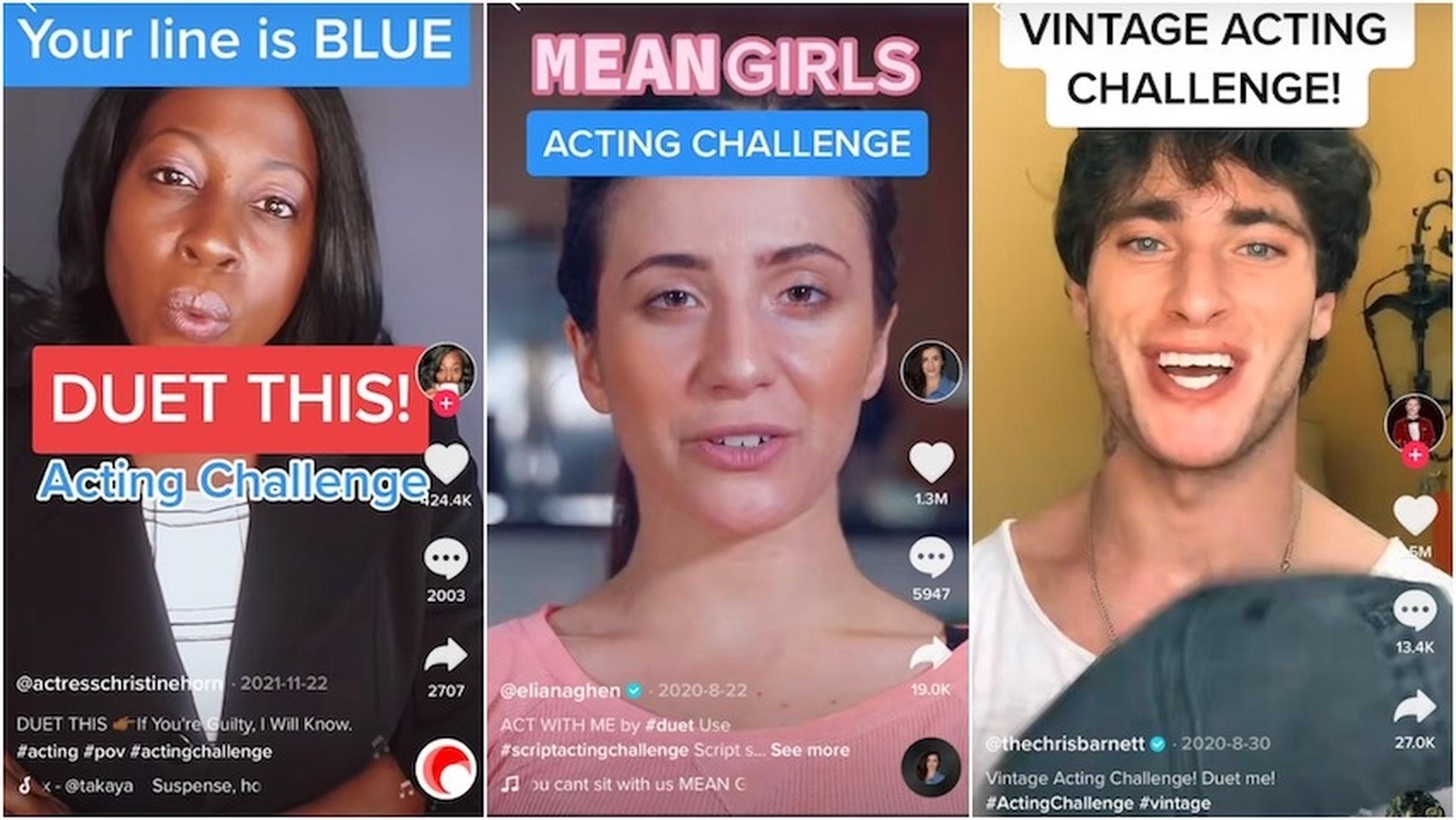 How to Make a Viral #ActingChallenge TikTok | Backstage