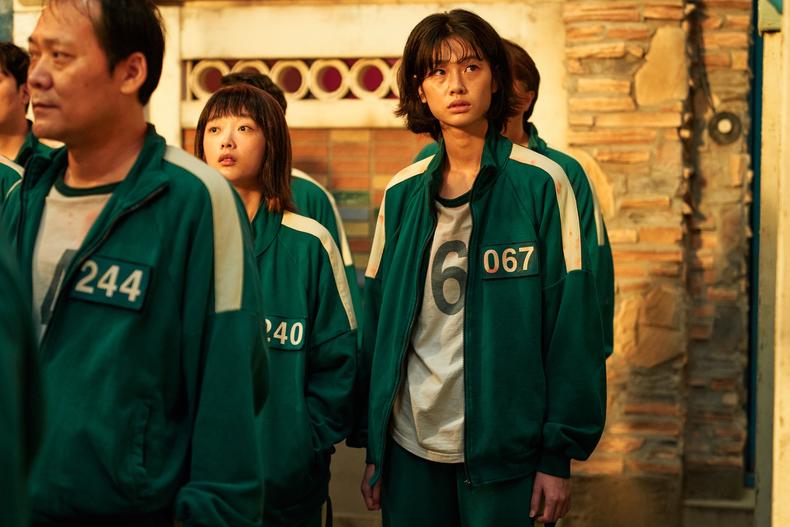 Squid Game 2021 Hoyeon Jung Green Jacket