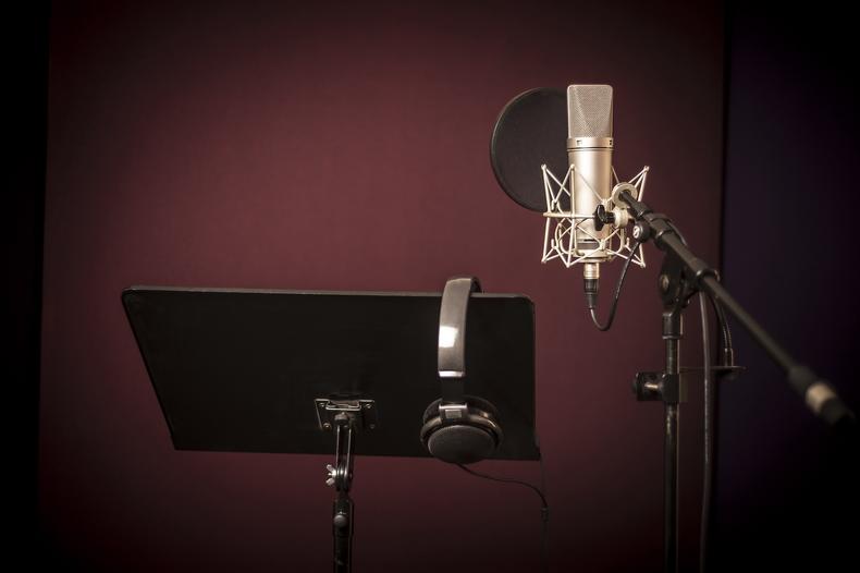Voiceover studio equipment