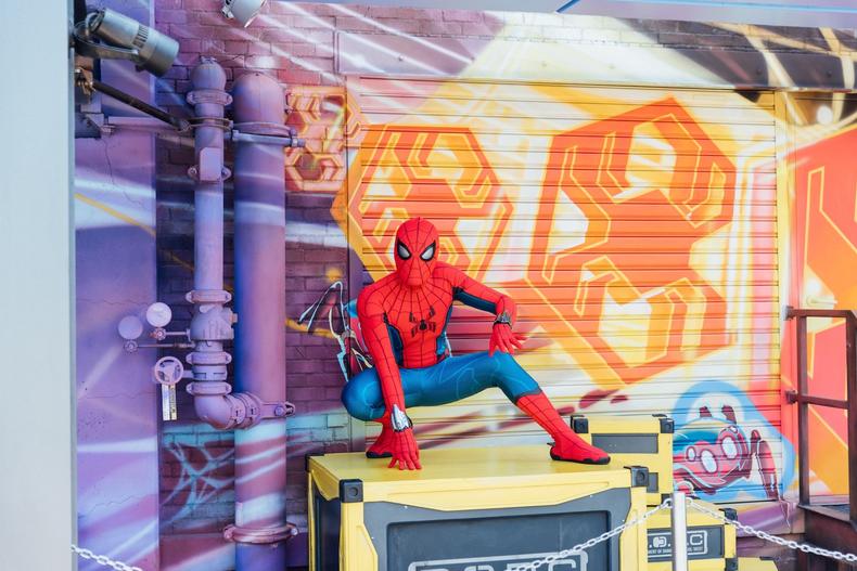 Spider-Man at Disneyland