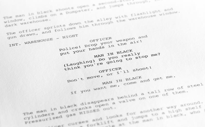 five minutes play script four actors