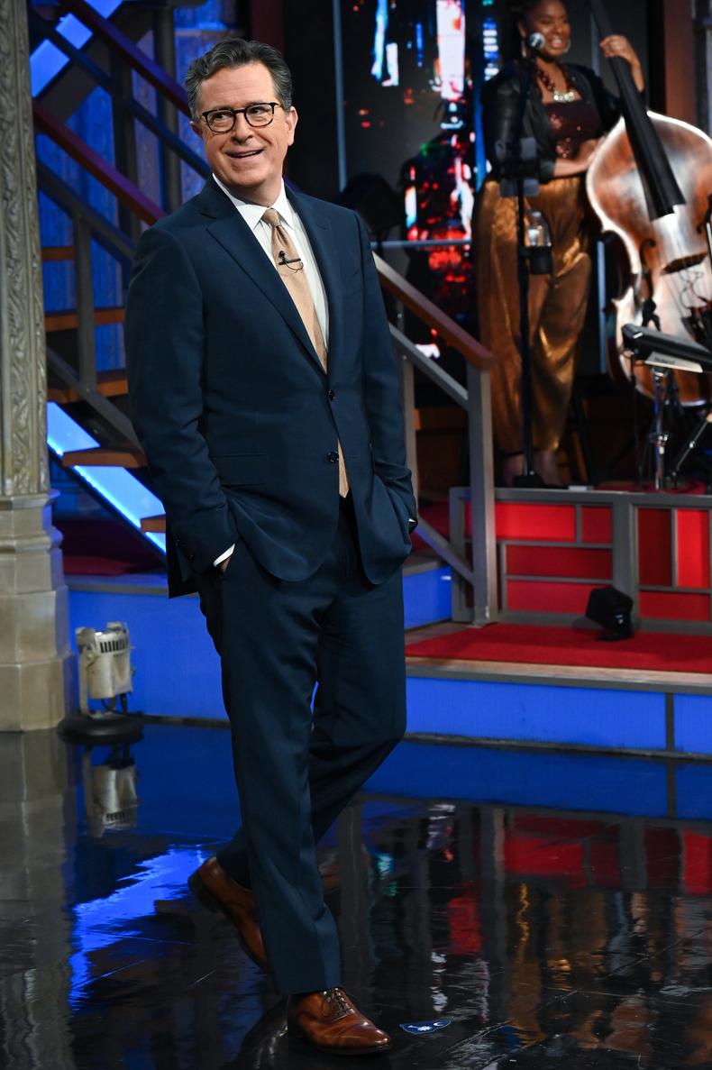 Stephen Colbert on The Late Show with Stephen Colbert Credit: Scott Kowalchyk/CBS