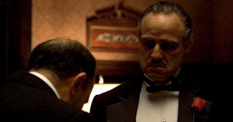 Chiaroscuro lighting in 'The Godfather'