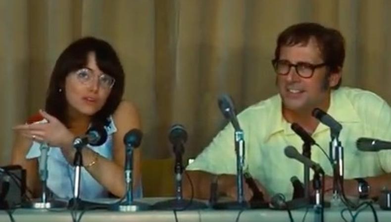 See Emma Stone, Steve Carell in Battle of the Sexes Trailer