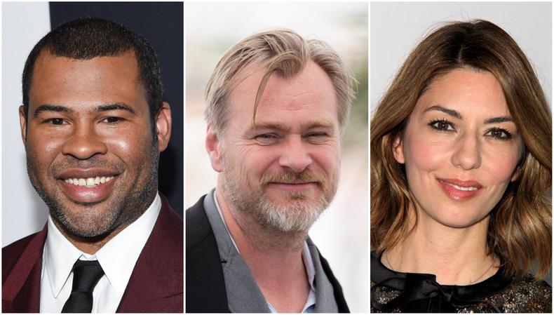 Jordan Peele, Christopher Nolan, and Sofia Coppola