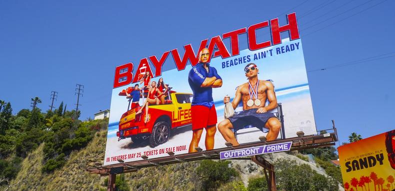 Baywatch billboard