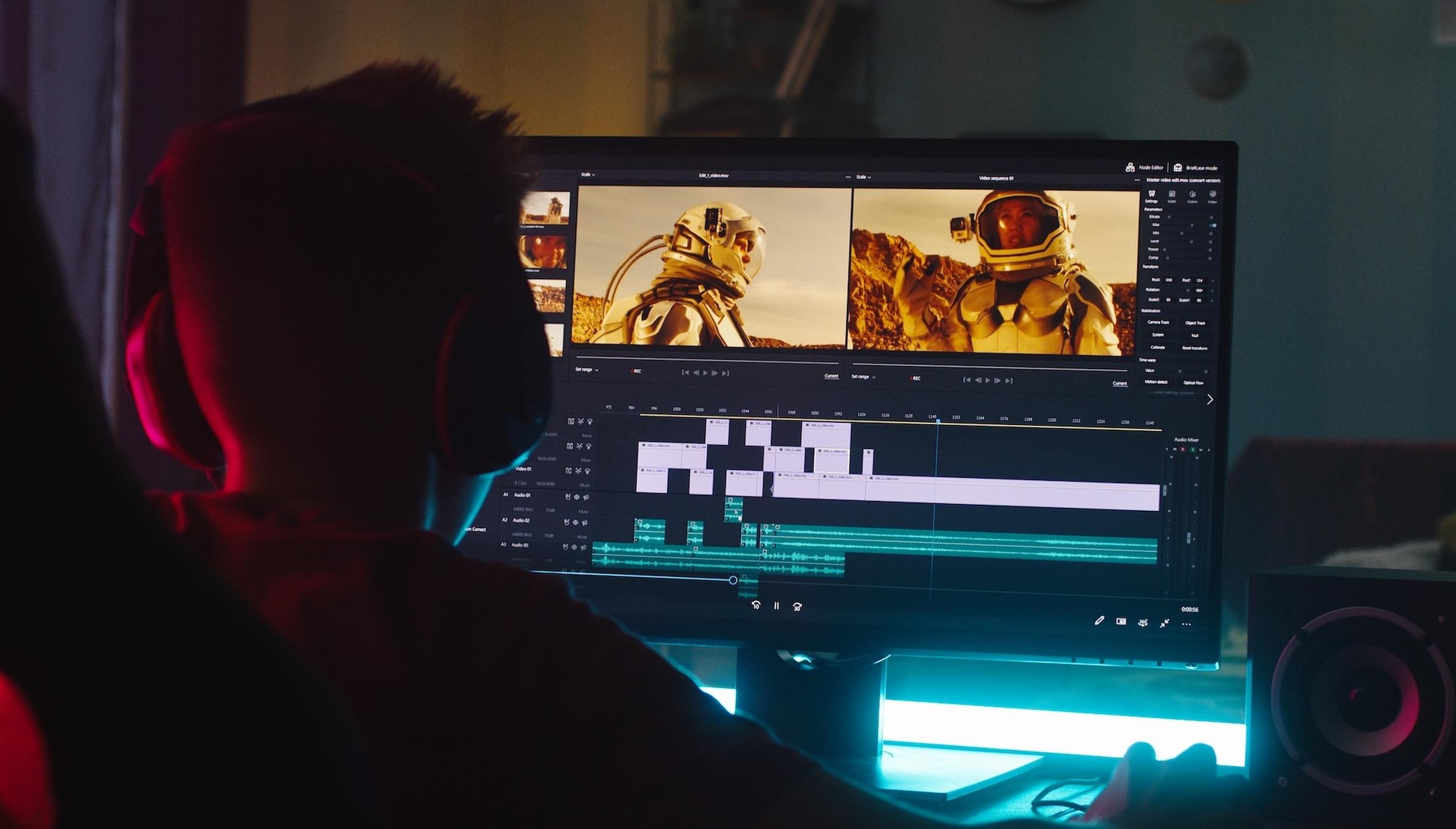 Video Editing in Progress