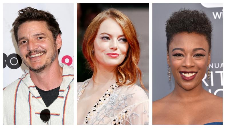 Pedro Pascal, Emma Stone, Samira Wiley