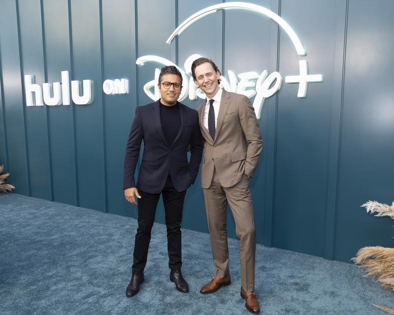 Asad Ayaz and Tom Hiddleston