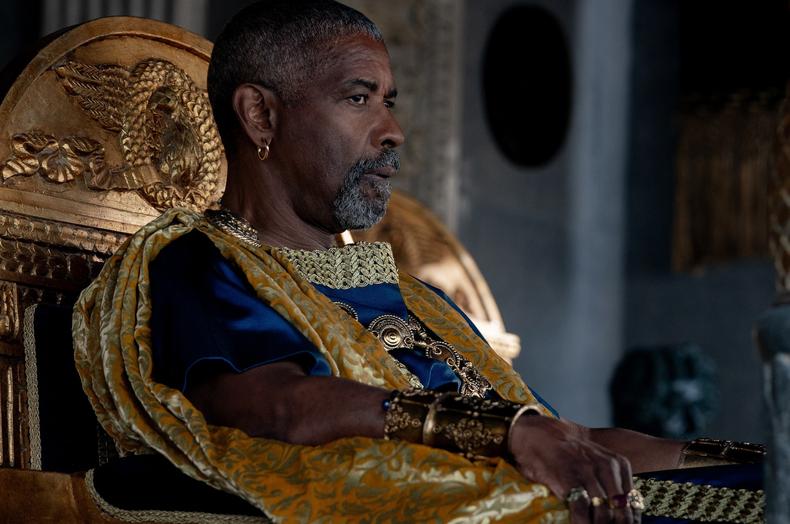 Denzel Washington in “Gladiator II’