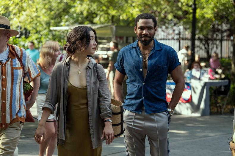 Maya Erskine and Donald Glover