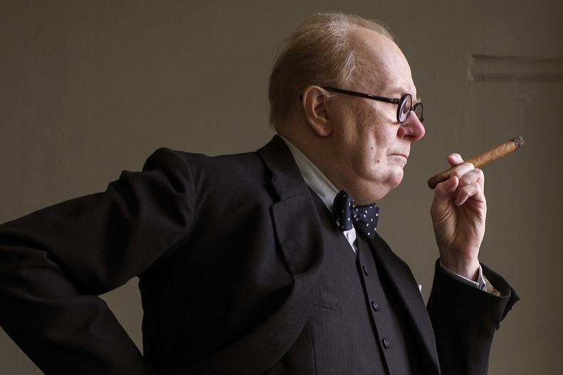 Gary Oldman in Darkest Hour Credit: Jack English / Focus Features