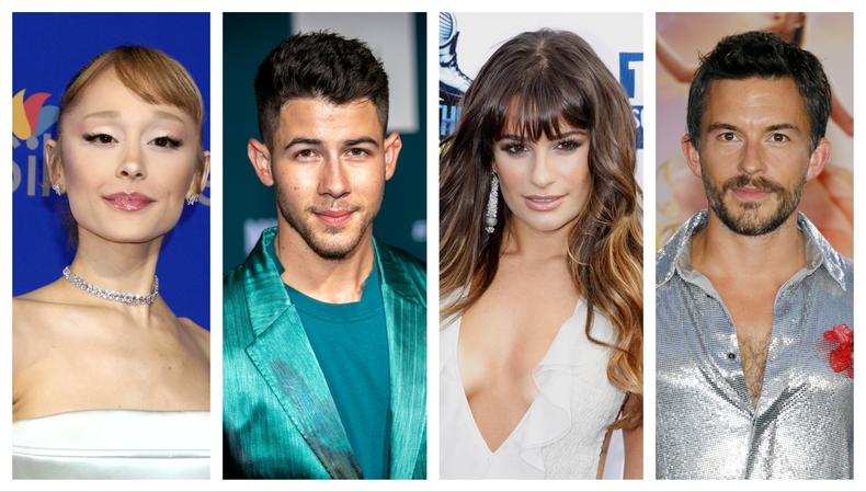 Ariana Grande, Nick Jonas, Jonathan Bailey, Lea Michele