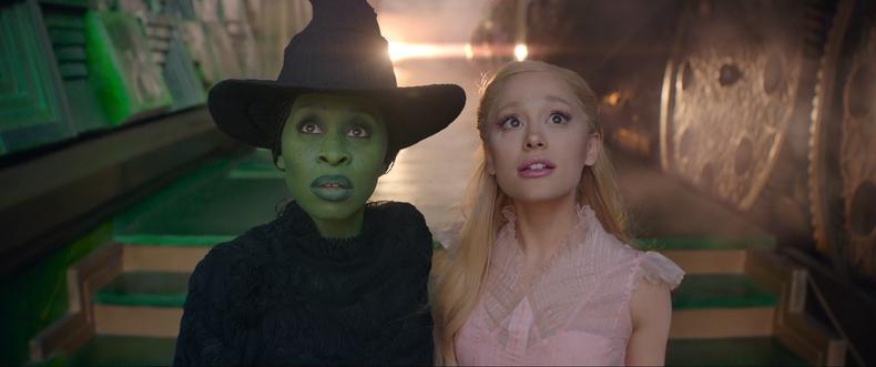 Cynthia Erivo and Ariana Grande COURTESY Universal Pictures