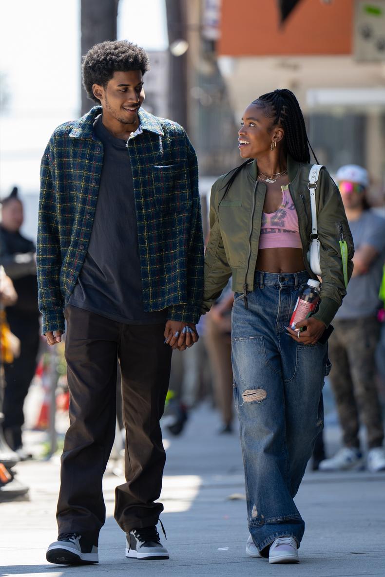 (L to R) Michael Cooper Jr. and Lovie Simone