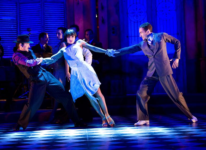Flavia Cacace and Vincent Simone at a photocall for their West End Show "Midnight Tango" at the Aldwych Theatre in London. 30/01/2012 Picture by: Simon Burchell / Featureflash