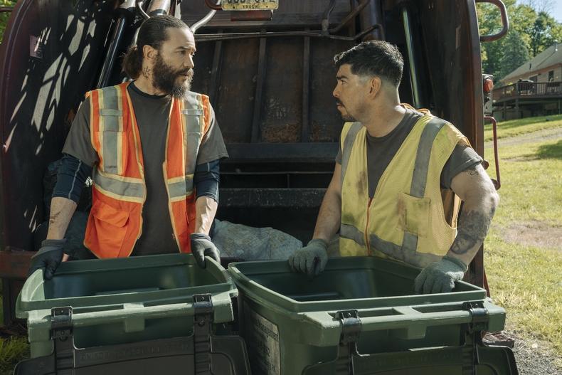 Tom Pelphrey, Raúl Castillo on “TAsk” Credit: Peter Kramer/HBO