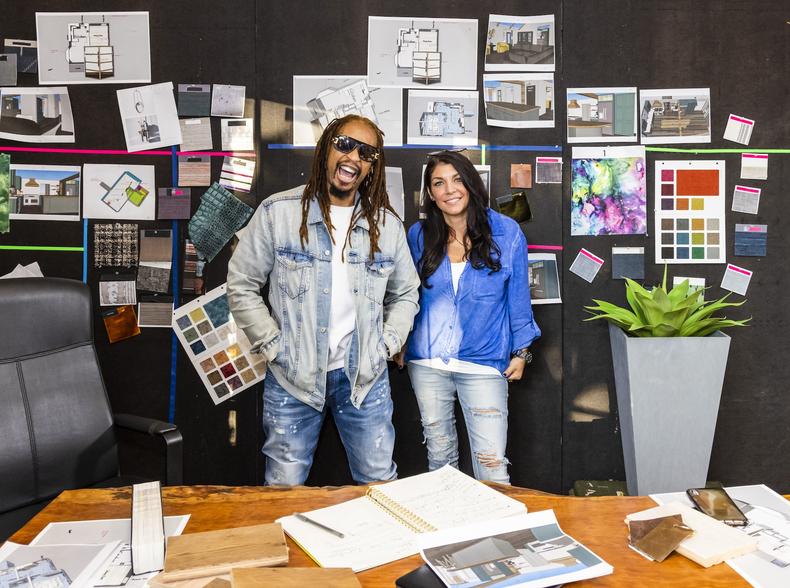 Lil Jon and Anitra Mecadon as seen on HGTV's "Lil Jon Wants To Do What?"