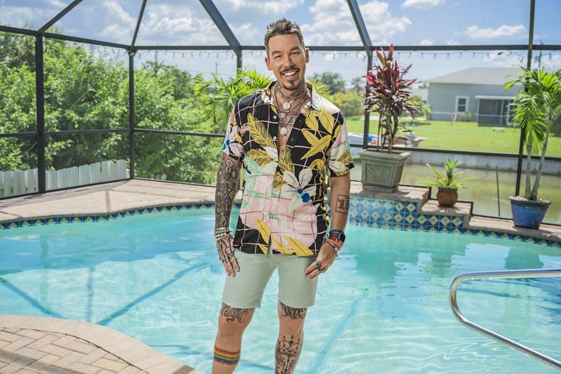 David Bromstad as seen on HGTV's "My Lottery Dream Home" Photograph by HGTV
