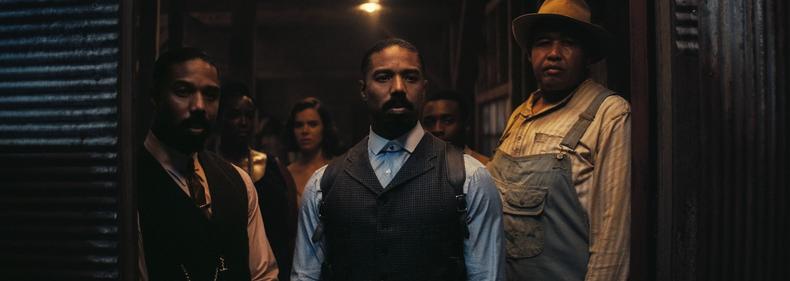 (L to r) MICHAEL B. JORDAN, WUNMI MOSAKU, HAILEE STEINFELD, MICHAEL B. JORDAN, MILES CATON, and OMAR BENSON MILLER COURTESY Warner Bros. Pictures