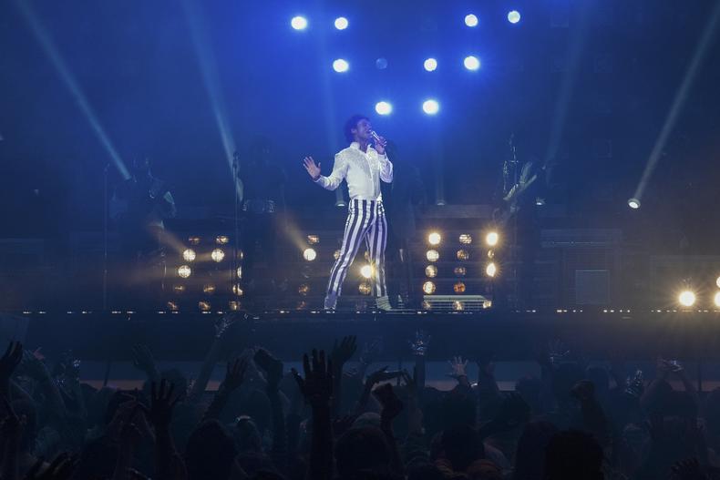 Jaafar Jackson as Michael Jackson in Michael. Credit Glen Wilson/Lionsgate