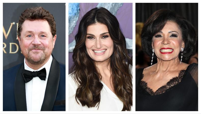 Michael Ball, Idina Menzel, Shirley Bassey