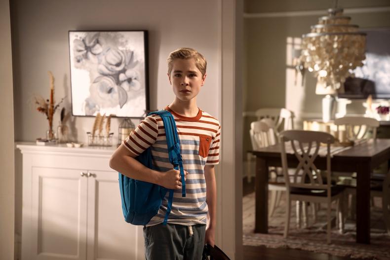 Diesel La Torraca as Austin Miller in episode 310 of Ginny & Georgia. Cr. Amanda Matlovich/Netflix &copy; 2025