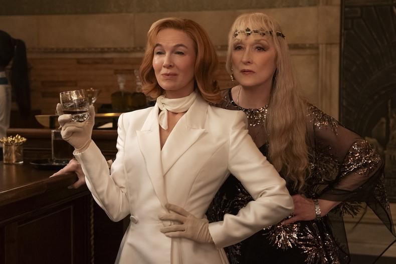Renee Xellweger and Meryl Streep in Only Murders in the Building