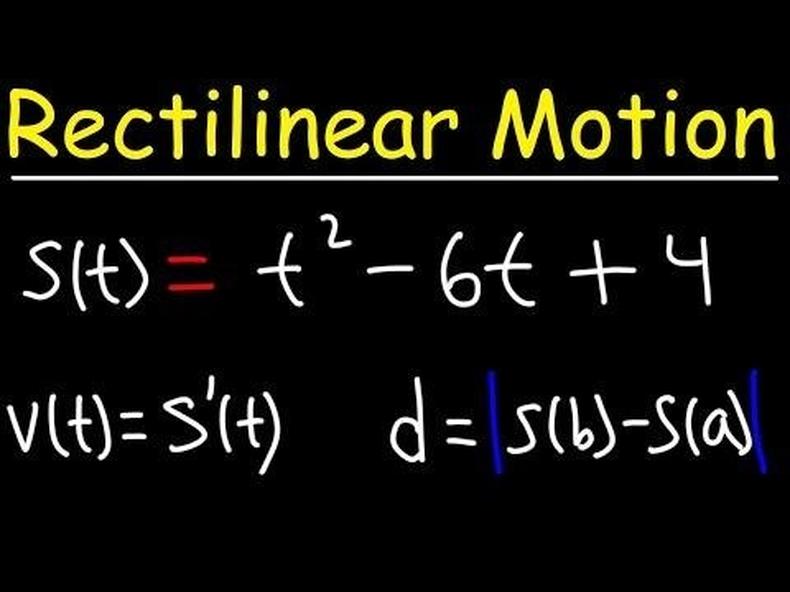 Rectilinear Motion - Finding the Velocity and Total Distance Given the Particle Position Function