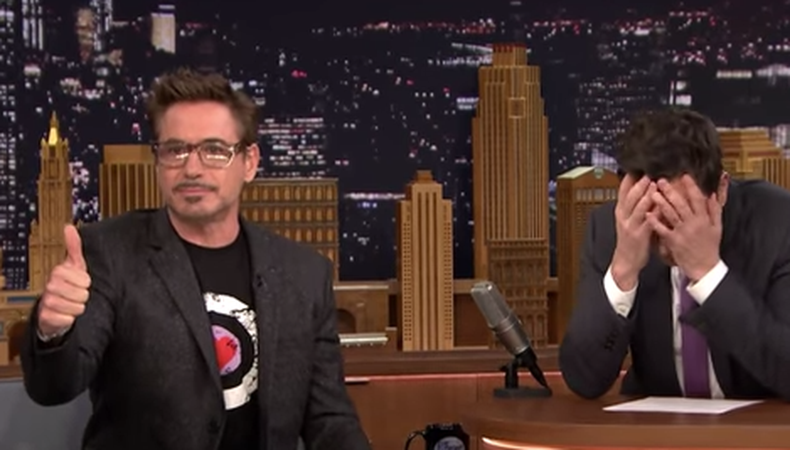 Films Et Séries Tv Avec Jimmy Fallon WATCH: Robert Downey Jr. Directs Jimmy Fallon in Dramatic Scenes