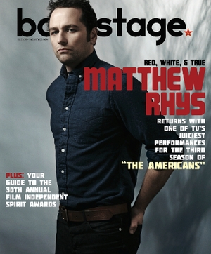 Matthew Rhys on the cover of Backstage Magazine