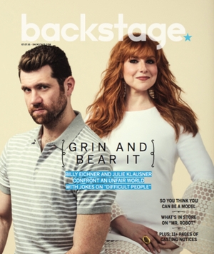 Billy Eichner and Julie Klausner Backstage Cover