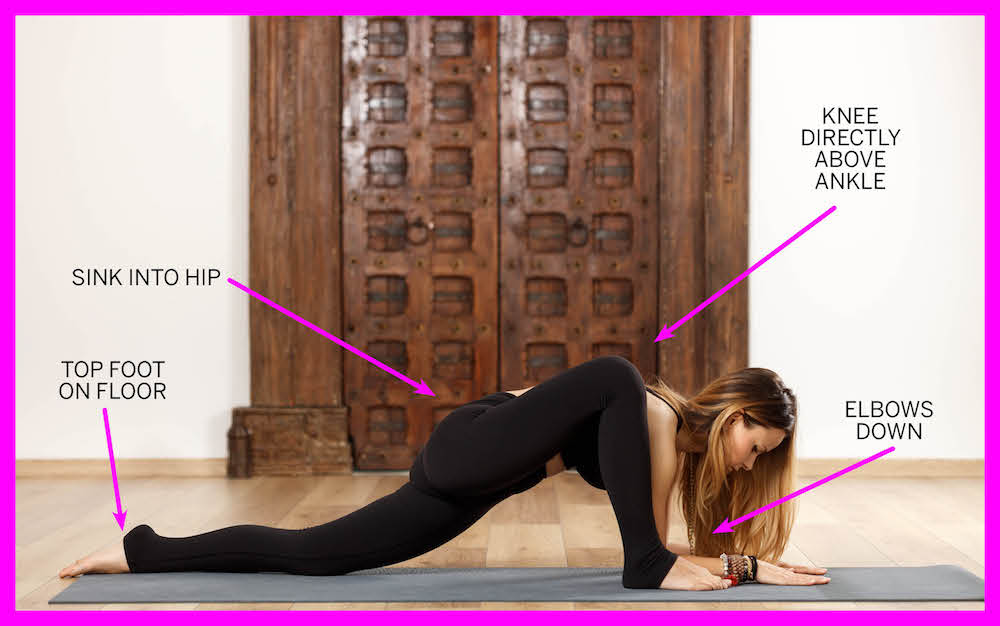 Hip-opening lunge stretch