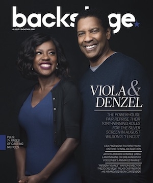 Denzel Washington & Viola Davis in Backstage