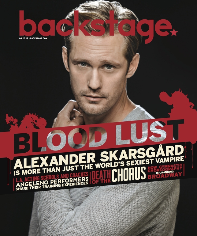 Alexander Skarsgård On the Cover of Backstage This Week!