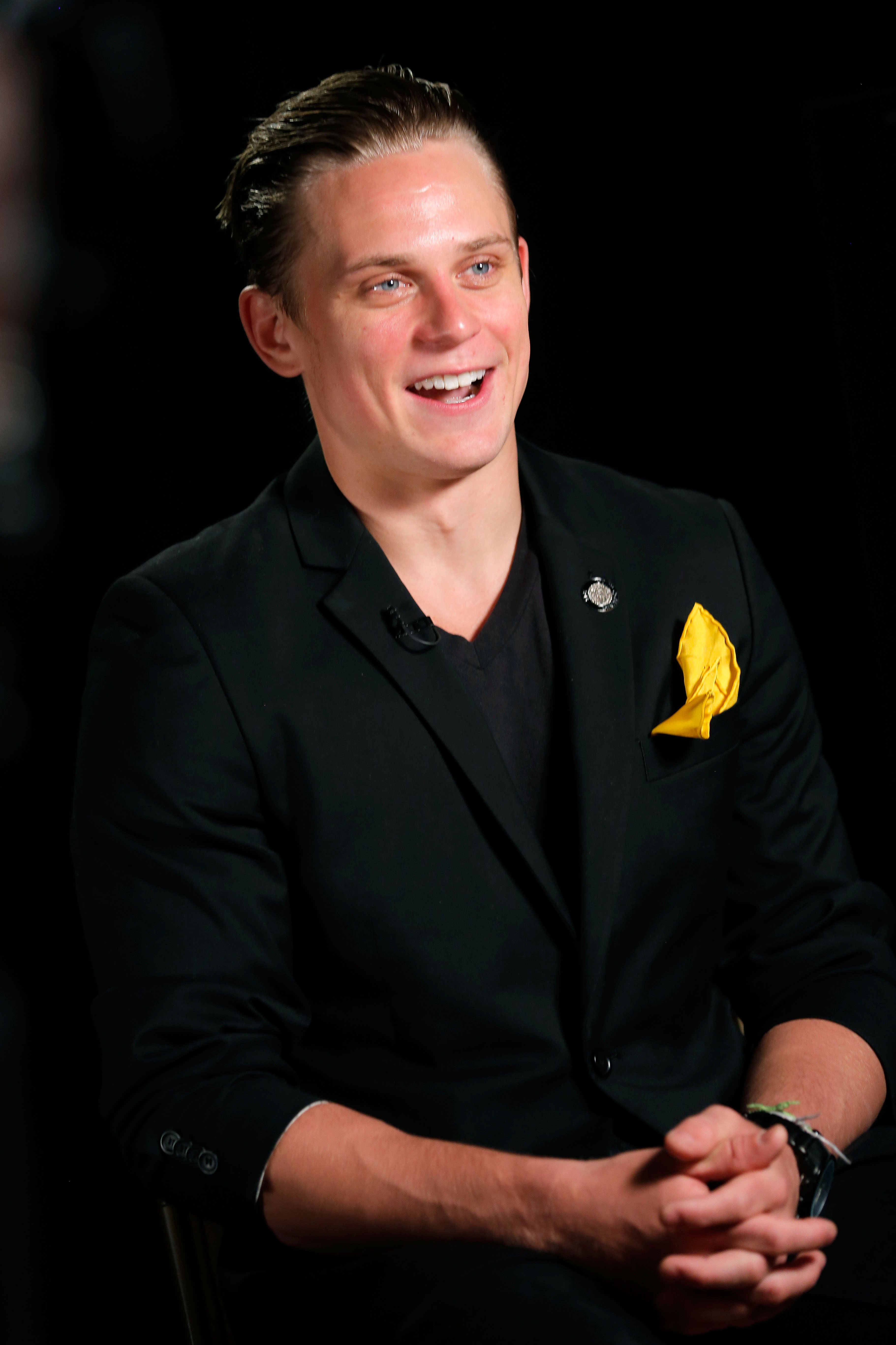 Billy Magnussen bold type