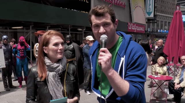 WATCH: Julianne Moore Cries on ‘Billy on the Street’