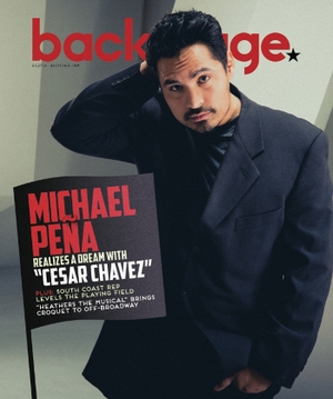 Michael Peña On the Cover of Backstage This Week!