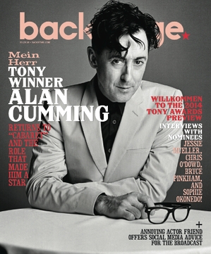 Alan Cumming On the Cover of Backstage This Week!