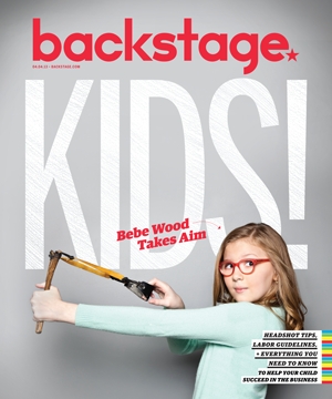 Bebe Wood on the Cover of Backstage Kids' Issue!