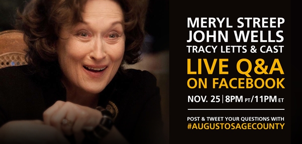 Sponsored: Catch a Live Screening and Q&A With the Cast of 'August: Osage County'